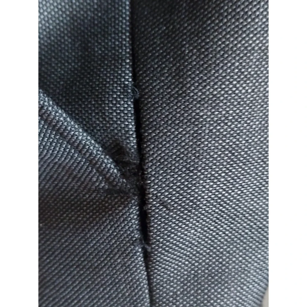 Vintage  Ralph Lauren Mens 48x26 Black 100% Linen Flat Front Suit  Pants‎